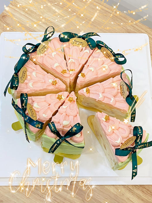 「圣诞特别款」粉色许愿树夏威夷果切块 商品图0