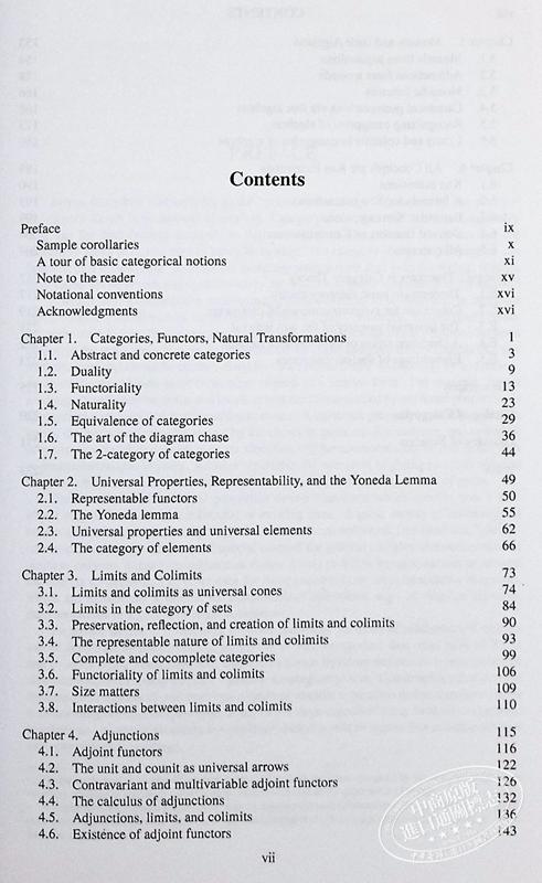 【中商原版】艾米莉 里尔 语境中的范畴论 Category Theory in Context 英文原版 Emily Riehl 商品图3