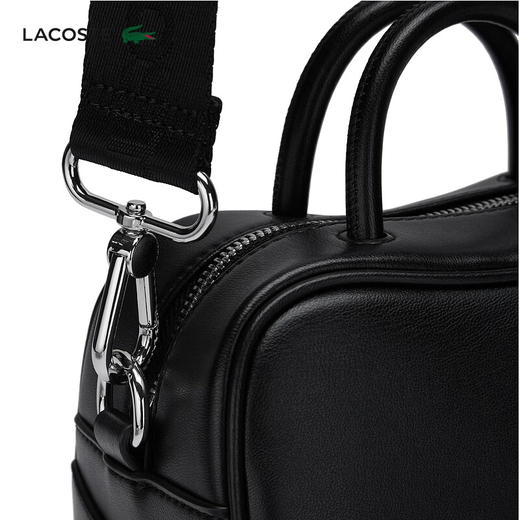 【海南专供价】Lacoste法国鳄鱼女士新款时尚潮流百搭纯色斜挎手提包NF4498FO 商品图3
