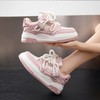 ZHR运动鞋女2023冬季新款潮流百搭休闲拼接脏辫鞋带厚底面包鞋 商品缩略图7