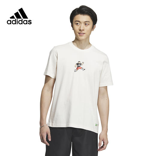 【库存有限，无货将作退款，建议勿拍】Adidas/阿迪达斯男子夏季新款休闲运动透气圆领短袖T恤IA8117 商品图0