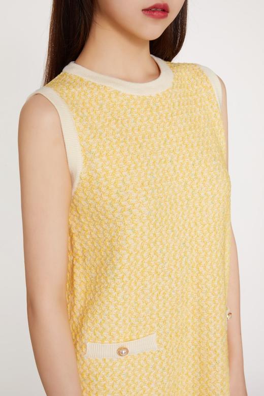 Le Malene 香奈儿风黄色连衣裙套装 9755 商品图4