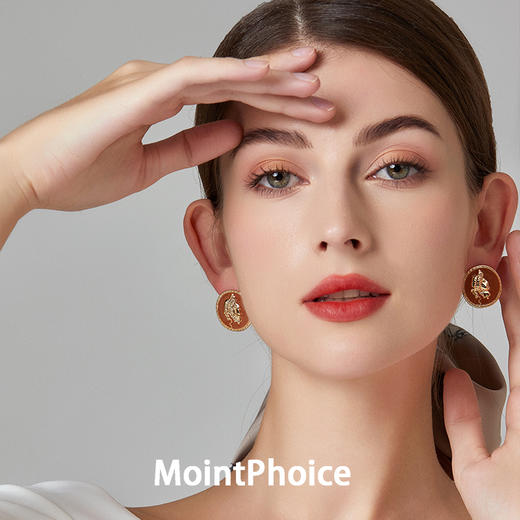 MointPhoice美拉德星期耳饰，法式复古、百搭优雅 商品图1