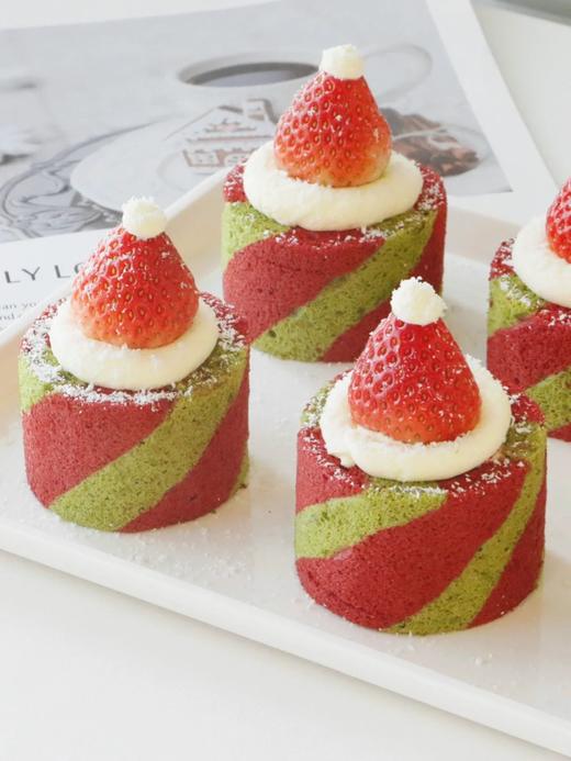 【圣诞节】动物奶油 | 4cm圣诞节双色蛋糕卷 商品图3