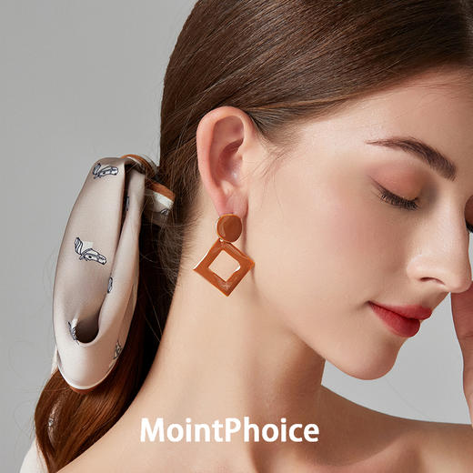 MointPhoice美拉德星期耳饰，法式复古、百搭优雅 商品图6