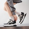 ZHR运动鞋女2023冬季新款潮流百搭休闲拼接脏辫鞋带厚底面包鞋 商品缩略图2