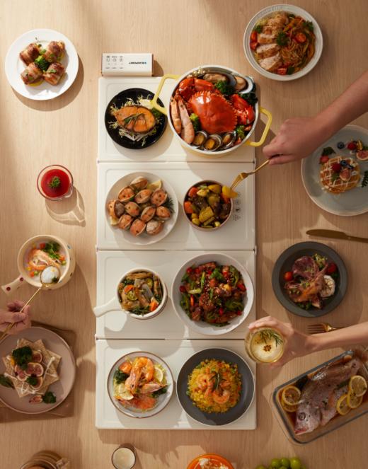 花花品质生活团温暖居家好物分享——德国蓝&宝可拆卸组合式暖菜板！多功能热饭菜保暖板/温奶/温茶/温汤/烤水果干等多功能使用，可拆卸折叠便于收纳，快速升温/定时保温，满足1人/2人/多人聚餐使用 商品图12