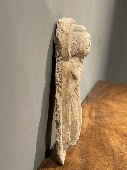 灰陶释迦牟尼立像残件，顺丰包邮 商品图7