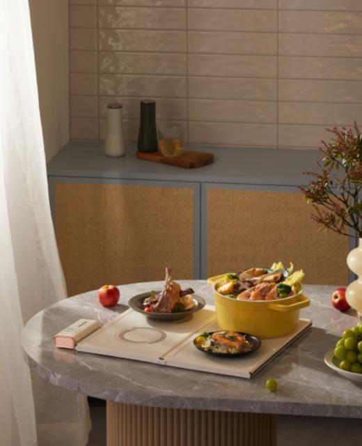 花花品质生活团温暖居家好物分享——德国蓝&宝可拆卸组合式暖菜板！多功能热饭菜保暖板/温奶/温茶/温汤/烤水果干等多功能使用，可拆卸折叠便于收纳，快速升温/定时保温，满足1人/2人/多人聚餐使用 商品图10