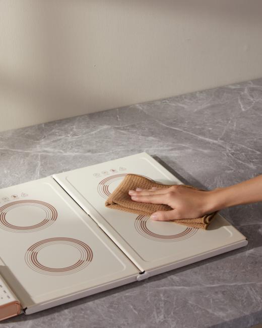 花花品质生活团温暖居家好物分享——德国蓝&宝可拆卸组合式暖菜板！多功能热饭菜保暖板/温奶/温茶/温汤/烤水果干等多功能使用，可拆卸折叠便于收纳，快速升温/定时保温，满足1人/2人/多人聚餐使用 商品图14