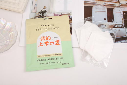 自营 (海卓诺）-儿童3D立体口罩品质材料舒适亲肤不起毛防护舒适防晒防尘弹力加宽 商品图0