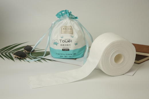 自营（海卓诺）-干湿两用绵柔洗脸巾家用酒店便捷一次性洗脸巾卸妆清理洗漱洁面巾 商品图1