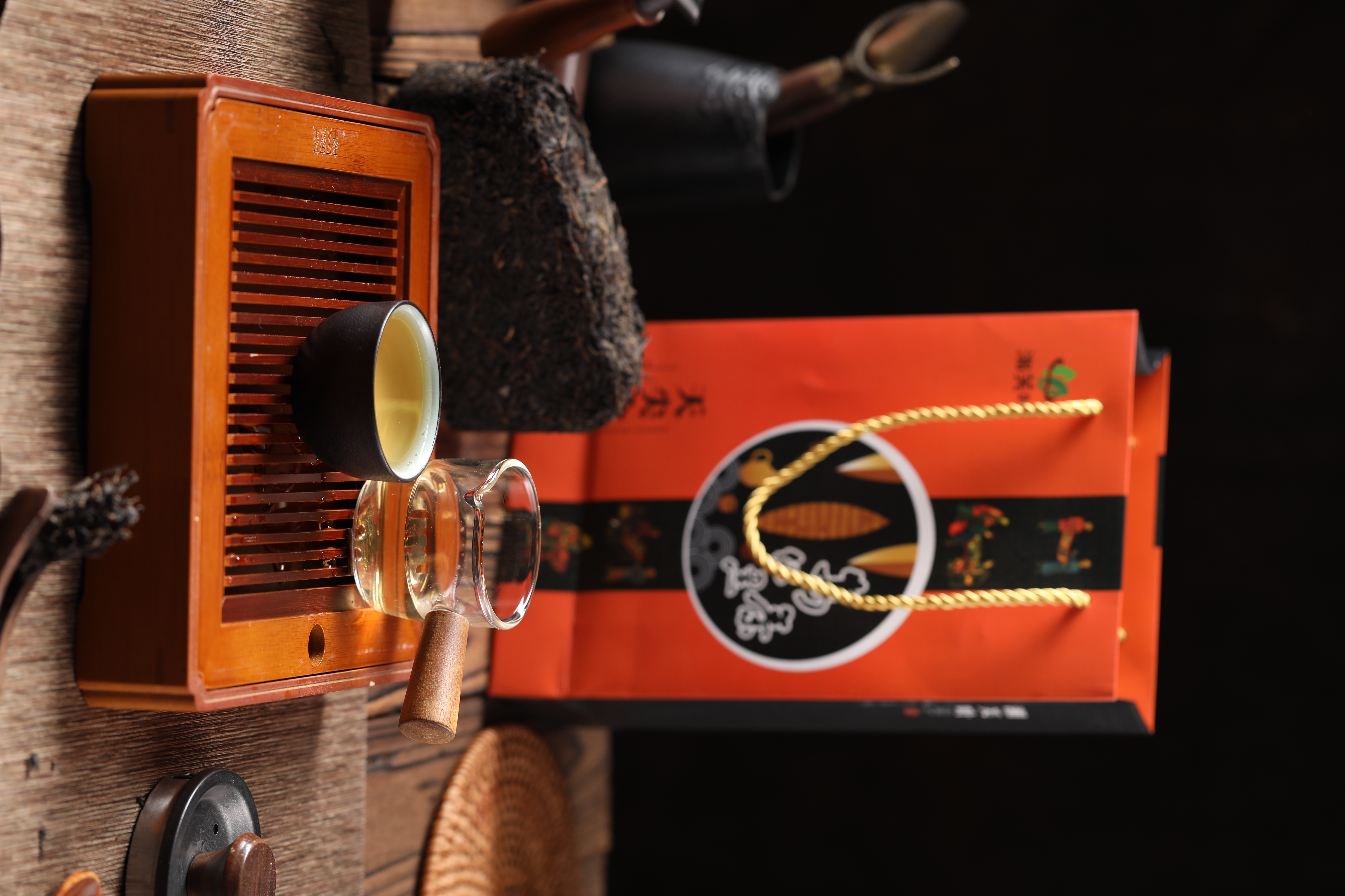 黑茶始祖湖南安化黑茶980克/盒 全国包邮