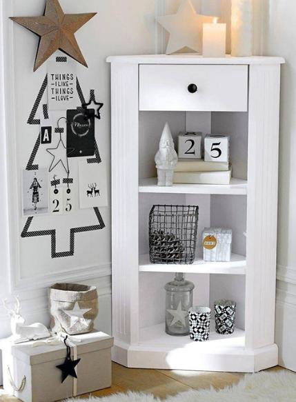 北京白色转角柜 商品图0