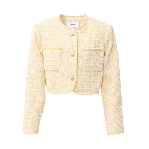 VIMAGE纬漫纪春季新款气质高级感小香风显瘦短外套V2103702 商品图5