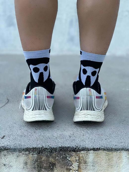 [尝新价！]严素CoolMax中筒严素耐力+运动袜跑步袜路跑马拉松 商品图5