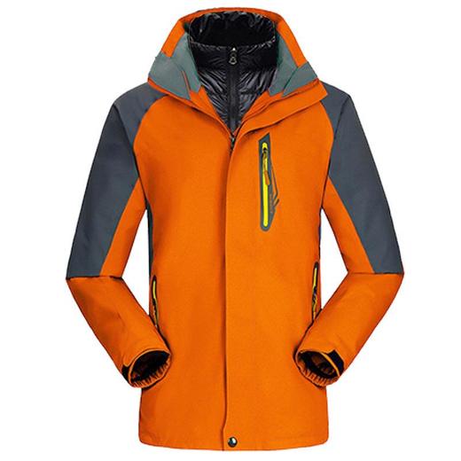 冬季户外羽绒内胆冲锋衣男女三合一两件套可拆卸防风防水登山服男 商品图1