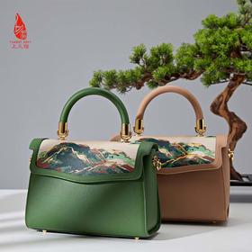 SAINTJOY/上久楷 宋锦女式拎包  锦绣山河  BWS23A0701
