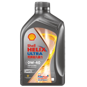 壳牌（Shell）超凡喜力焕耀版0W-40 SP级 1L 全合成油汽车机油