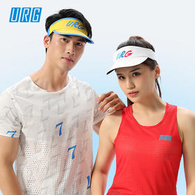 URG极轻空顶帽 RUN 2.0男女春夏秋季跑步运动健身跑马拉松比赛宽帽檐超轻遮阳止汗帽子