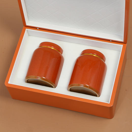 知味烤漆【小双瓷罐•橙色】168元一套/一件12套 商品图5
