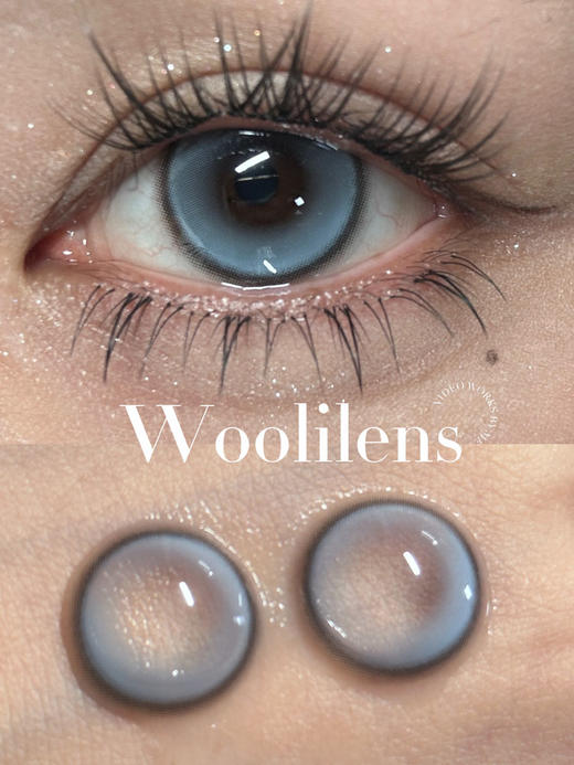 woolilens 半年抛美瞳 蕾哈娜 直径14.5mm着色14.1mm 商品图9