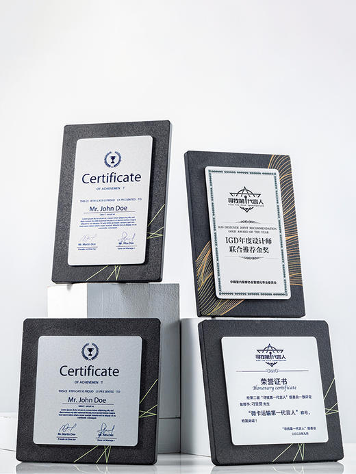 木质授权牌匾奖牌定制定做大理石奖牌代理商经销商证书公司奖牌 商品图1