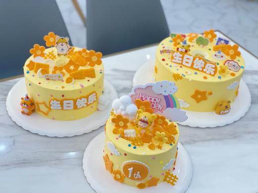 小老虎周岁生日主题双层/多层蛋糕 商品图4