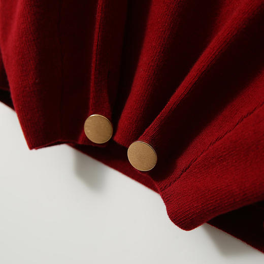 雀说 美貌实穿廓形线条仿羊绒针织套衫上衣3ZF-ZY259515V 商品图2