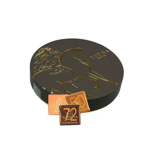 【女神节】歌帝梵 318型经典片装巧克力礼盒24片装 125g 商品图2