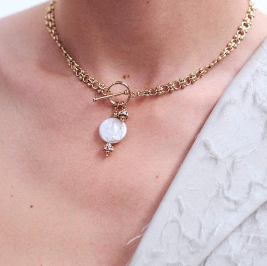 Chabaux pearl glow珍珠闪耀短项链 商品图0