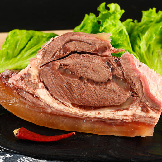 D紫光园红烧牛头肉，4袋组合，百年老号，优质牧场科学饲养，传统工艺制作，老汤酱制，肉质细腻有弹性，香浓回味，紫光园出品，信得过D 商品图0