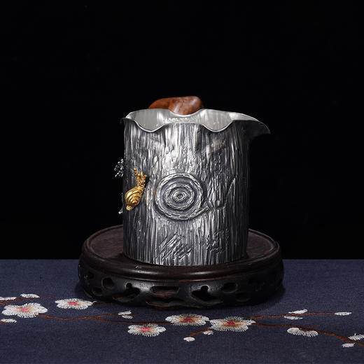 子佩集S999银【励志年华】小茶壶公道杯摆件茶具套装【TG001】【TG002】2312 商品图9