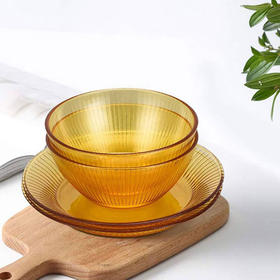 康宁 晶尊系列餐具(小碗*2、大碗*2、小盘*1、 大盘*1)