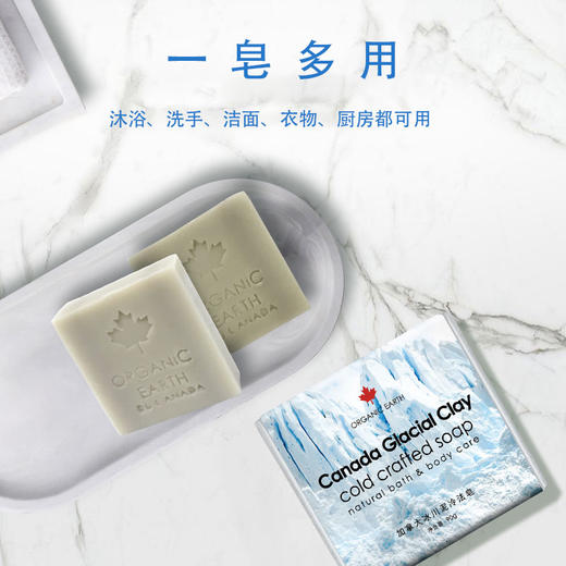 有机地球加拿大冰川泥冷法皂90g 商品图1