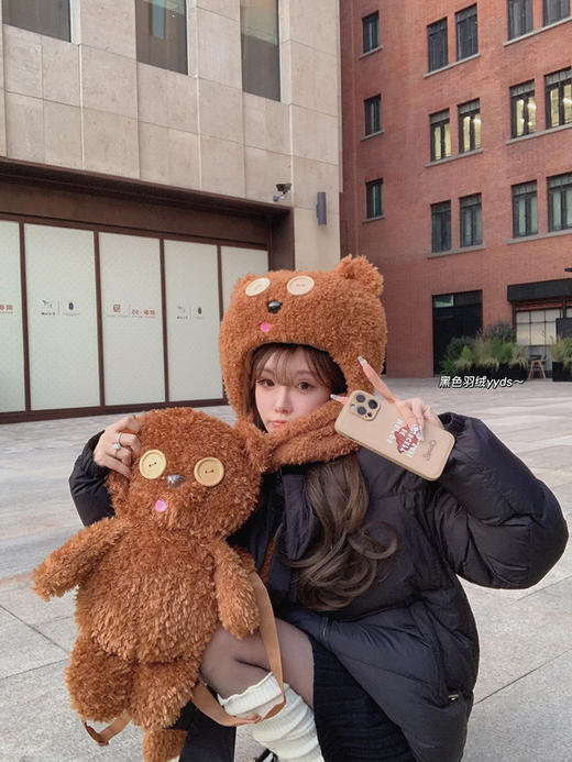 XS码 金蘑菇菇 比利时雪夜 私藏prad*羽绒/ 白鸭绒时髦简约长短款外套 商品图3