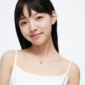 KADER卡蒂罗 海豚湾恋人项链 S925银轻奢纯欲风穿搭趣味灵动造型设计锁骨链 浪漫闪耀璀璨款配饰精致百搭 送闺蜜同款女生