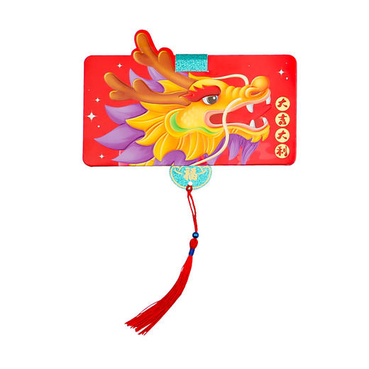 【新年创意折叠红包】2024龙年折叠红包新款过年春节创意生肖压岁拉伸钱包袋利是封卡位 商品图4