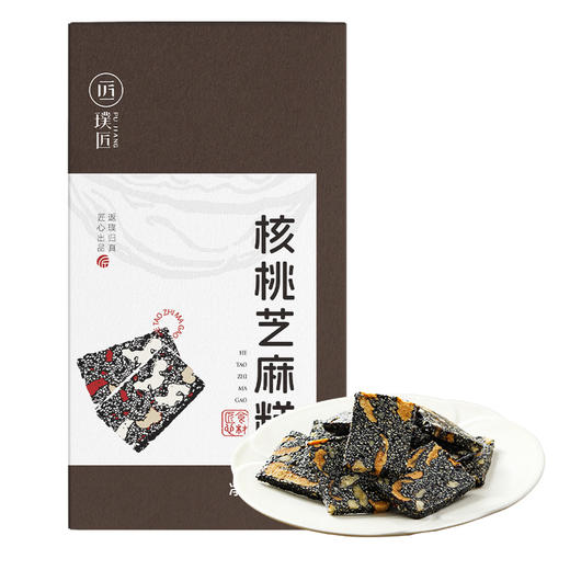 手作核桃芝麻糕黑芝麻糖酥核桃仁零食传统中式老式软糕点小吃点心 商品图4