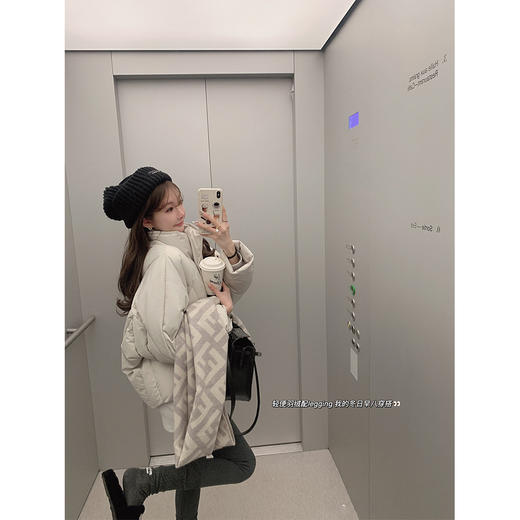 金蘑菇菇 septime热爱105 ℃ 办公室通勤羽绒/ 洋气藏肉长短款 商品图1