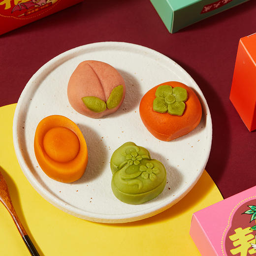 【中华老字号】节日礼盒 沈大成 福禄寿喜礼盒 205g 商品图1