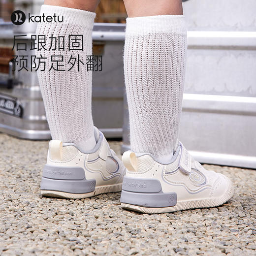 卡特兔婴儿学步鞋2024春季幼儿园小白鞋室内鞋软底防滑透气宝宝鞋 商品图3
