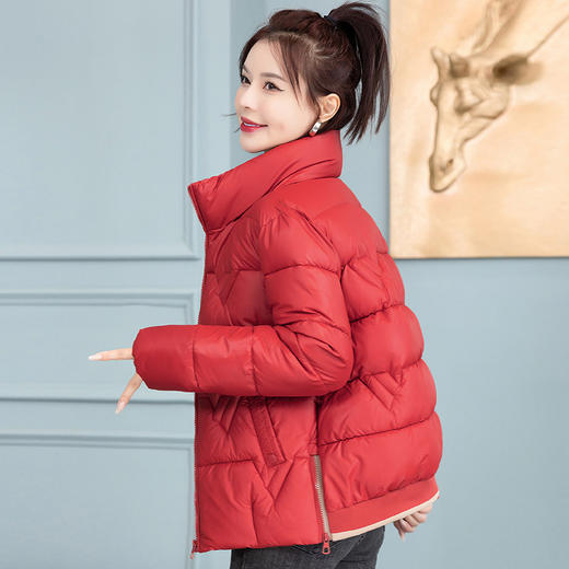 百媚生 加厚短款棉服立领小棉袄XY312 商品图1
