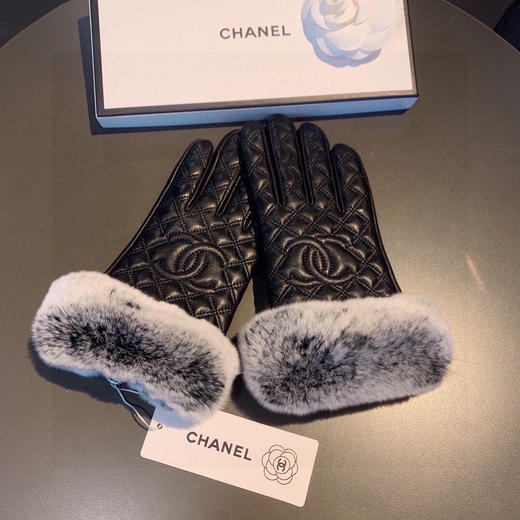 秋冬特惠💰180 Chanel 香奈儿 秋冬懒兔毛羊皮手套 值得对比 同款不同品质 商品图7