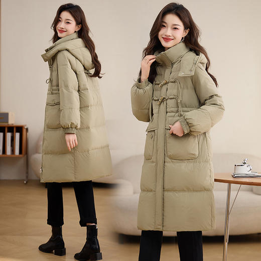 冬季新款，时尚气质长款保暖外套羽绒服HR-YBX8016 商品图0