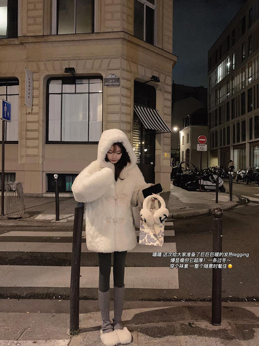 金蘑菇菇 羽绒服伴侣 小火山发热legging/ 爆显瘦加厚外穿打底裤 商品图1