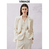 VIMAGE纬漫纪春季新款简约通勤西装外套女V2103705 商品缩略图5