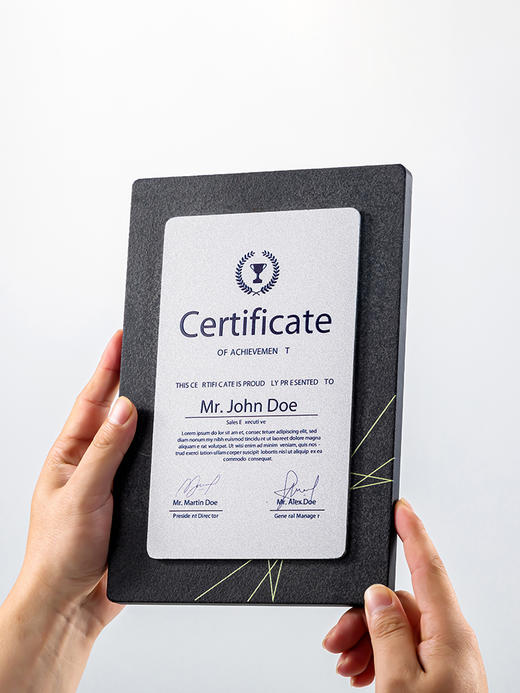 木质授权牌匾奖牌定制定做大理石奖牌代理商经销商证书公司奖牌 商品图2