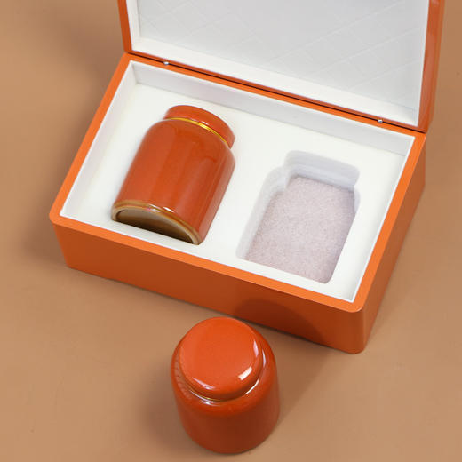 知味烤漆【小双瓷罐•橙色】168元一套/一件12套 商品图6