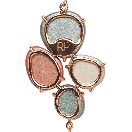 订购6周到｜ROSSO PREZIOSO-LADYLIKE GLACIER-冰花 珐琅 海蓝宝 项链［意大利设计师］ 商品图2